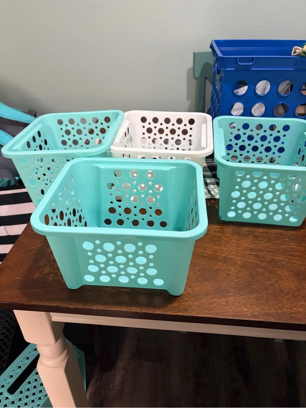 Plastic Multipurpose Storage Bin - Set of 4